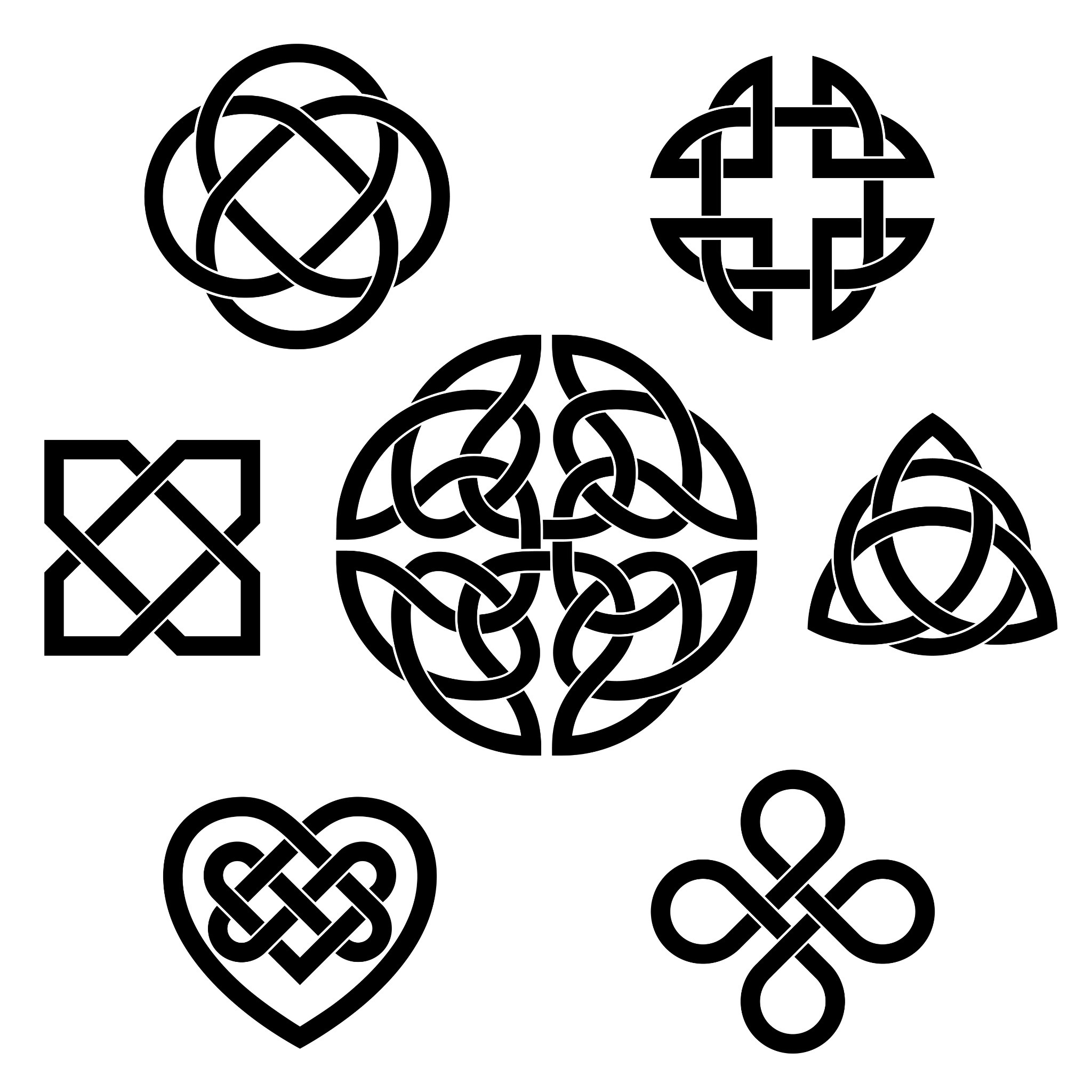 Different Celtic Knot variants Different Celtic Knot variants
