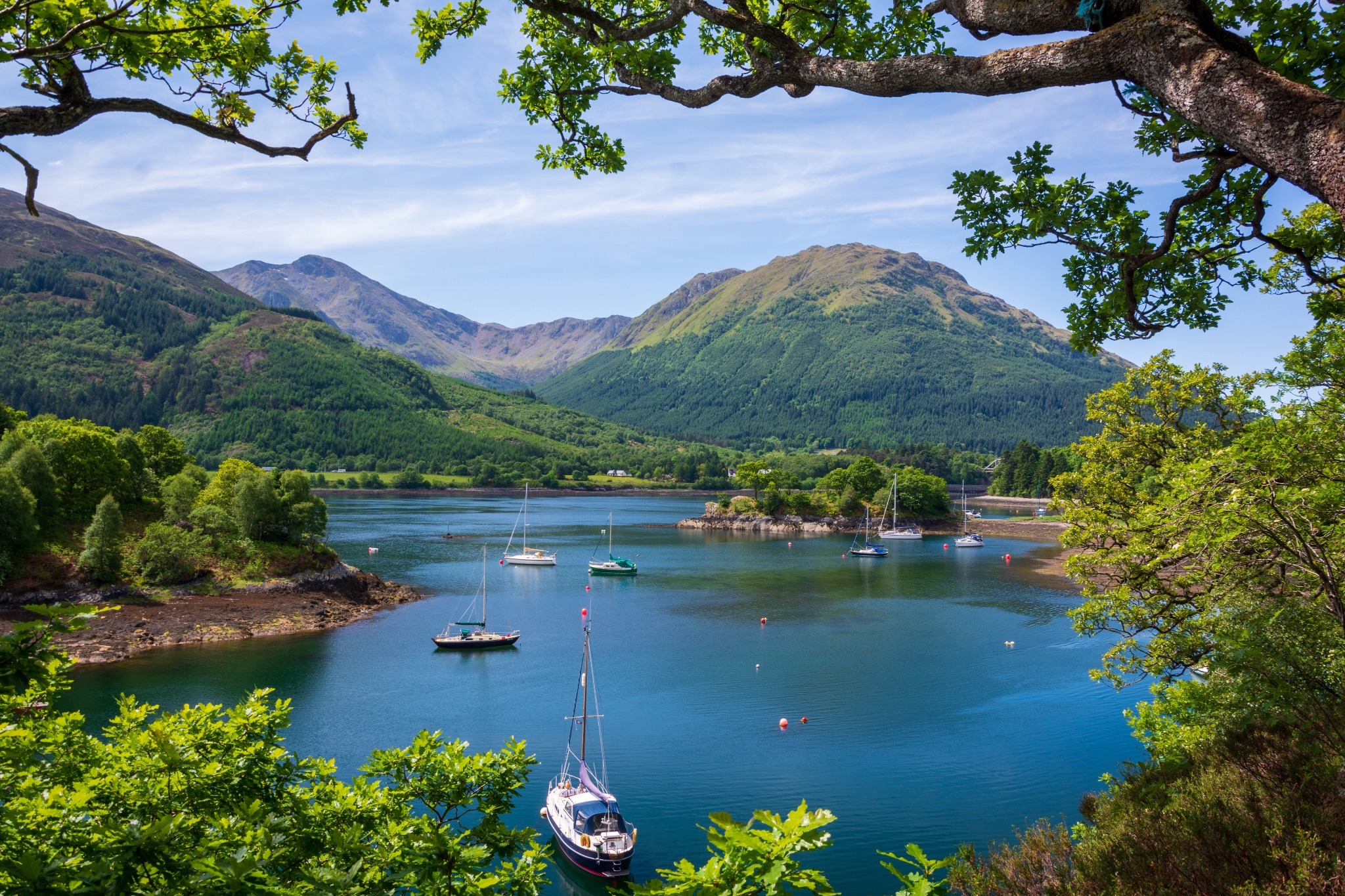 Loch Leven in Lochaber Scotland