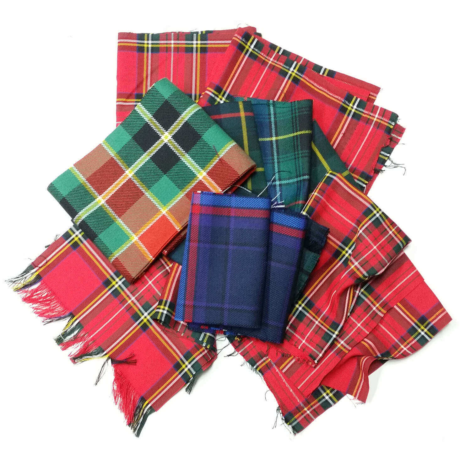 Assorted Tartan Craft Bag Assorted Tartan Craft Bag