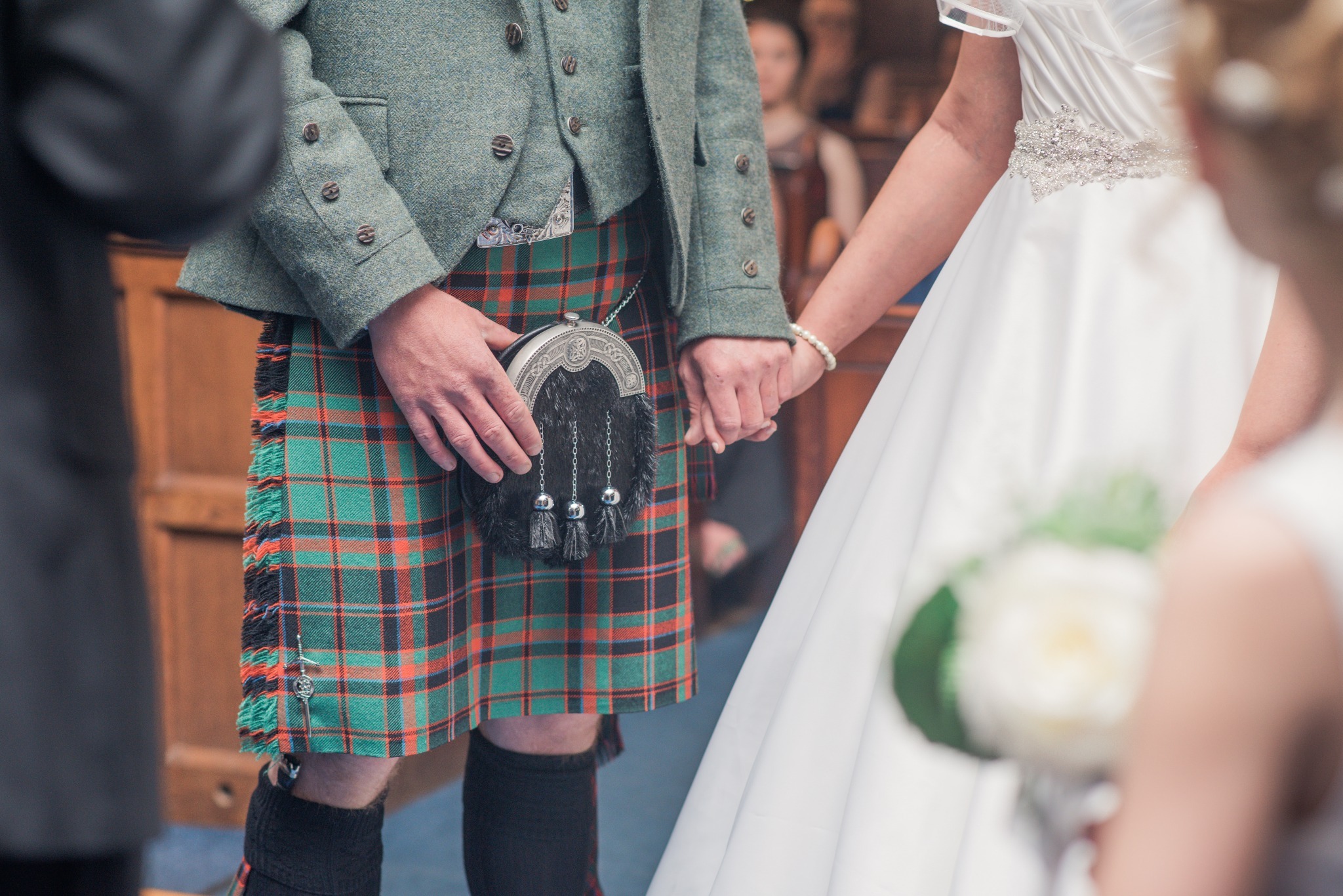 A Scottish Wedding without a handfasting ribbon A Scottish Wedding without a handfasting ribbon