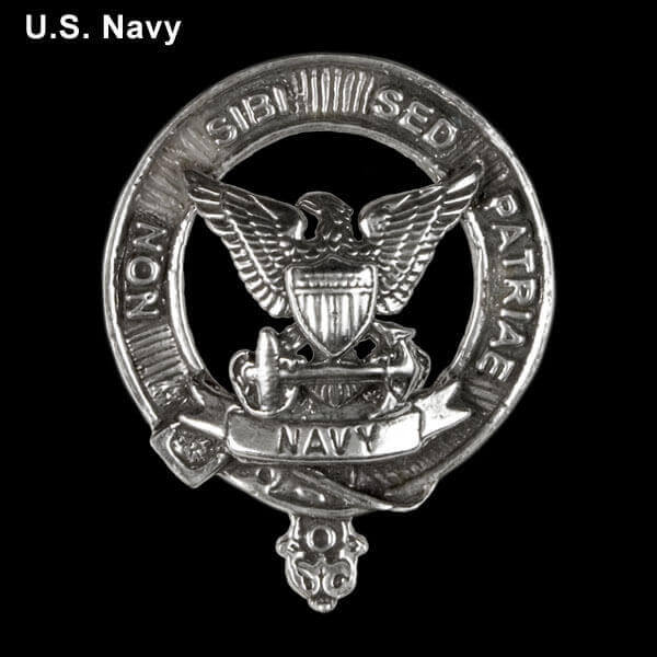 U.S. Navy Pewter Cap Badge/Brooch
