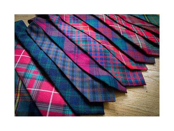 Mens Clan Tie Made in Scotland Kilgour Modern Tartan 
