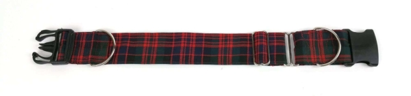 Light Weight Premium Wool 2-Inch Tartan Dog Collar and Leash Set