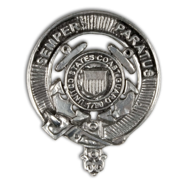 U.S. Coast Guard Pewter Cap Badge/Brooch