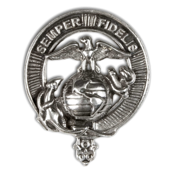U.S. Marine Corps Pewter Cap Badge/Brooch