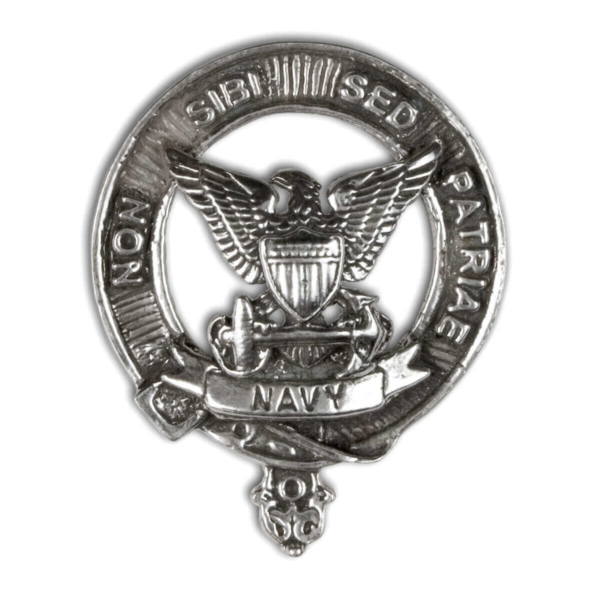 U.S. Navy Pewter Cap Badge/Brooch