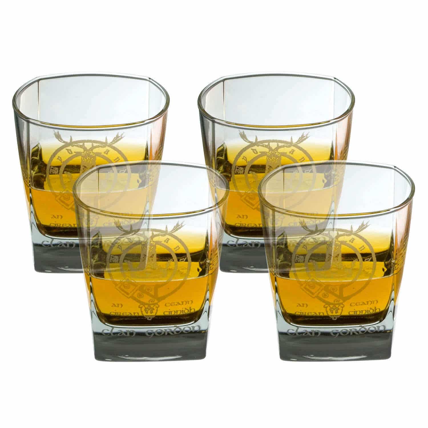 Clan Crest Whisky Glass Set of 4