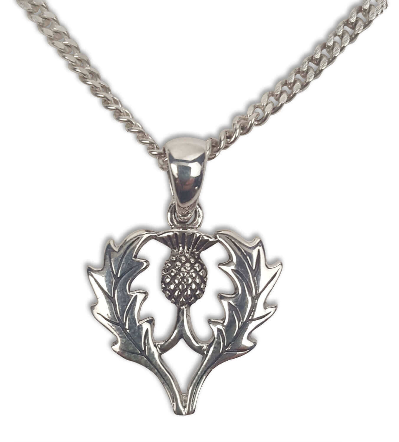 Scottish Thistle Matching Earrings and Pendant