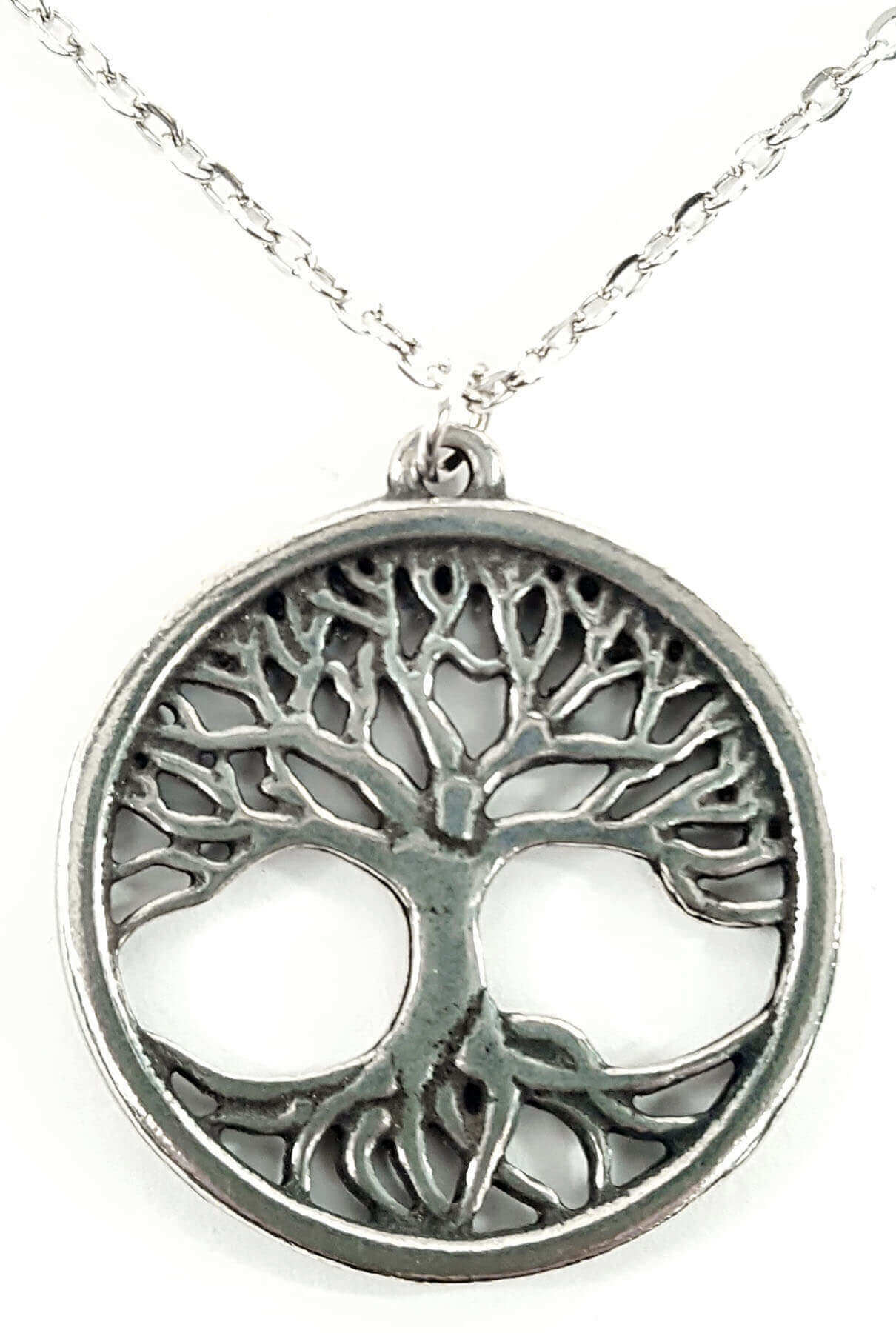 St. Justin's Tree of Life Pewter Pendant