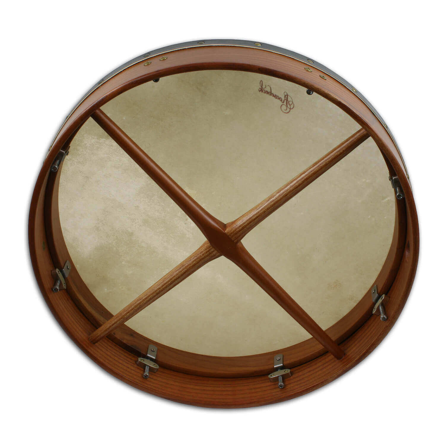 18'' Mahogany Tunable Bodhran With Beater and Free Upgraded Padded Case 