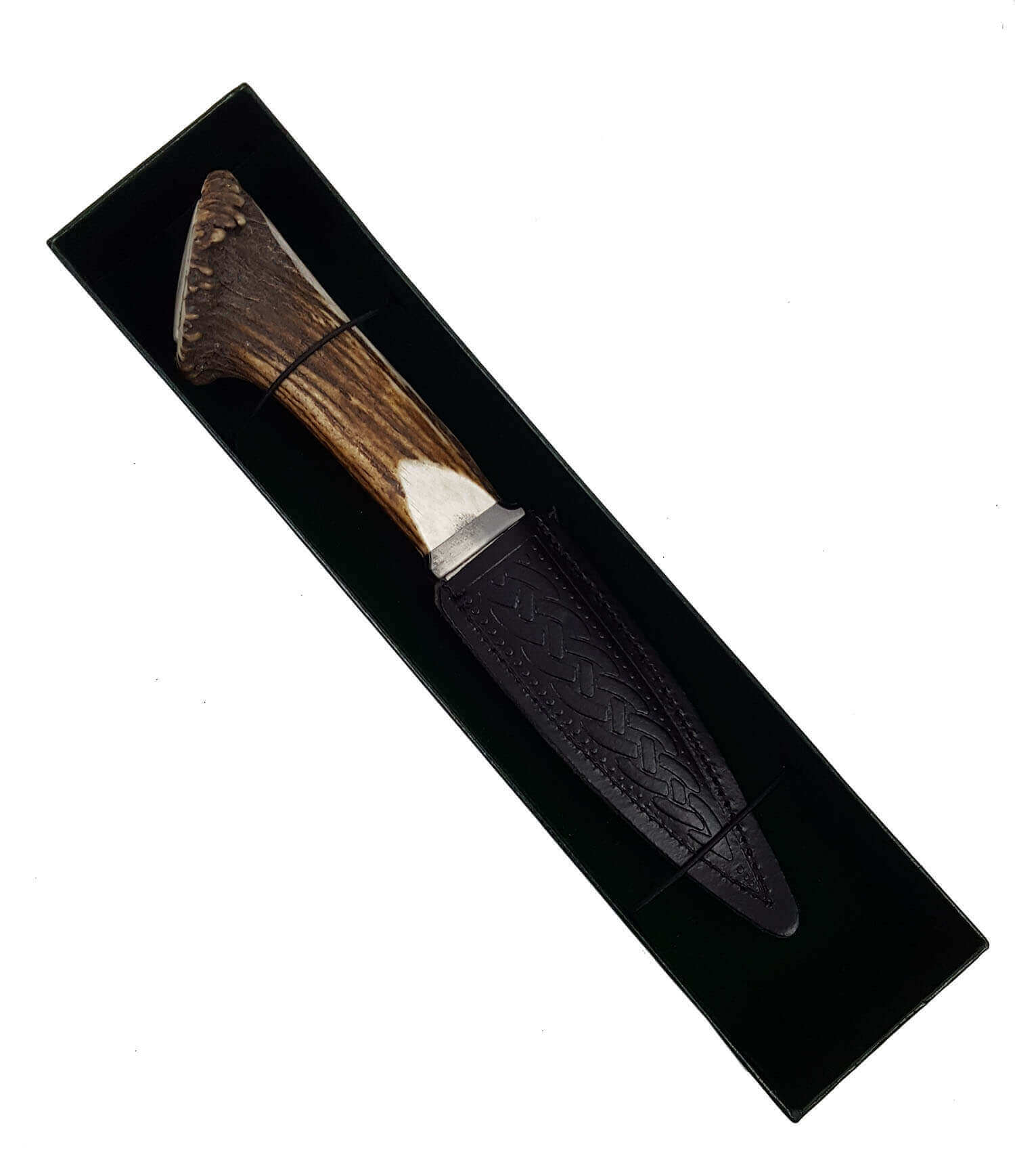 Stag Horn Sgian Dubh with Stainless Steel Blade