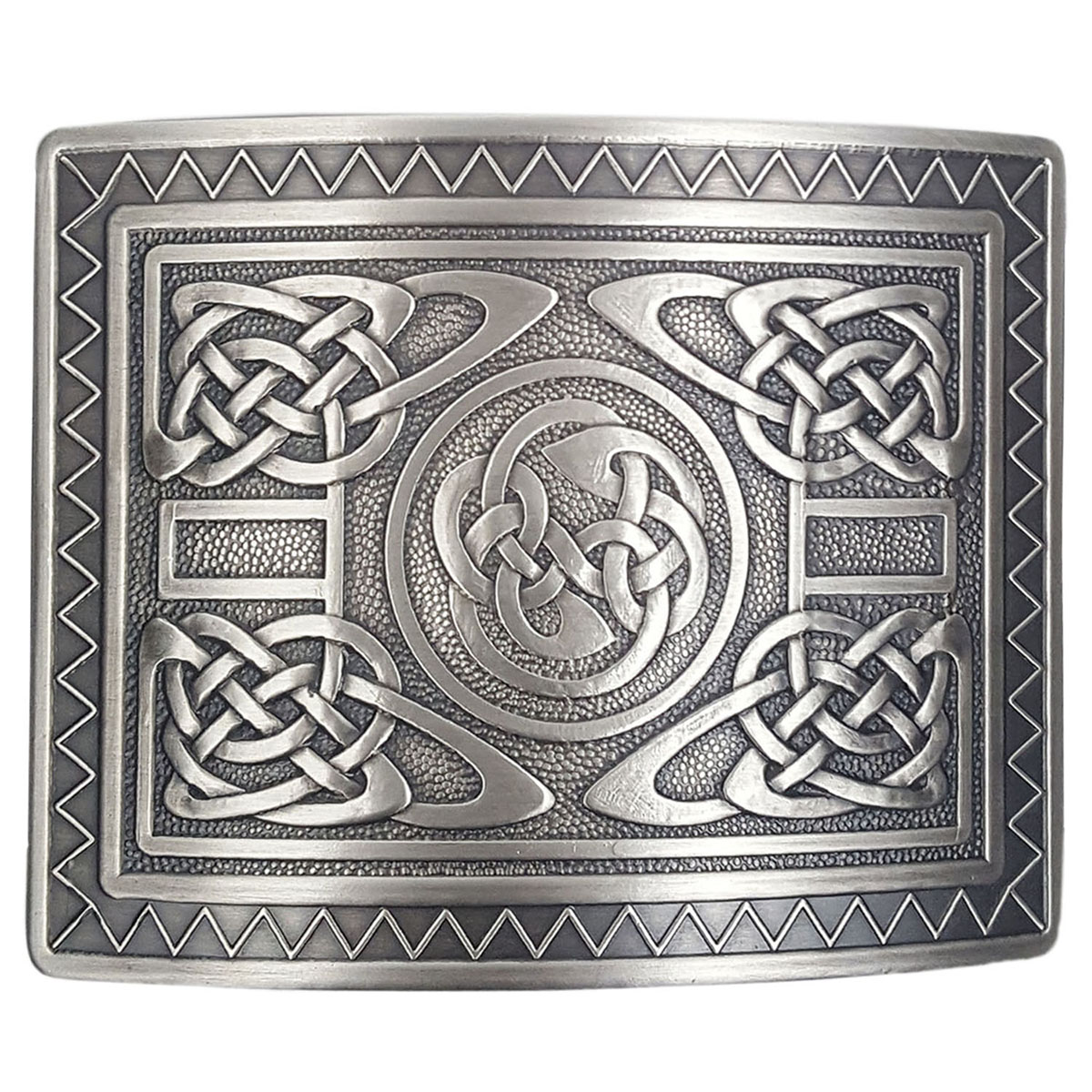 Celtic Knot Pattern Embossed Highland Kilt Belt 