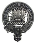Irvine Clan Crest Cap Badge