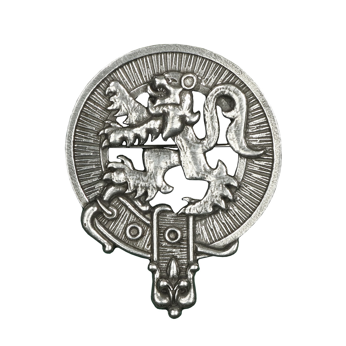 Rampant Lion Cap Badge/Brooch | Kilts-n-Stuff.com