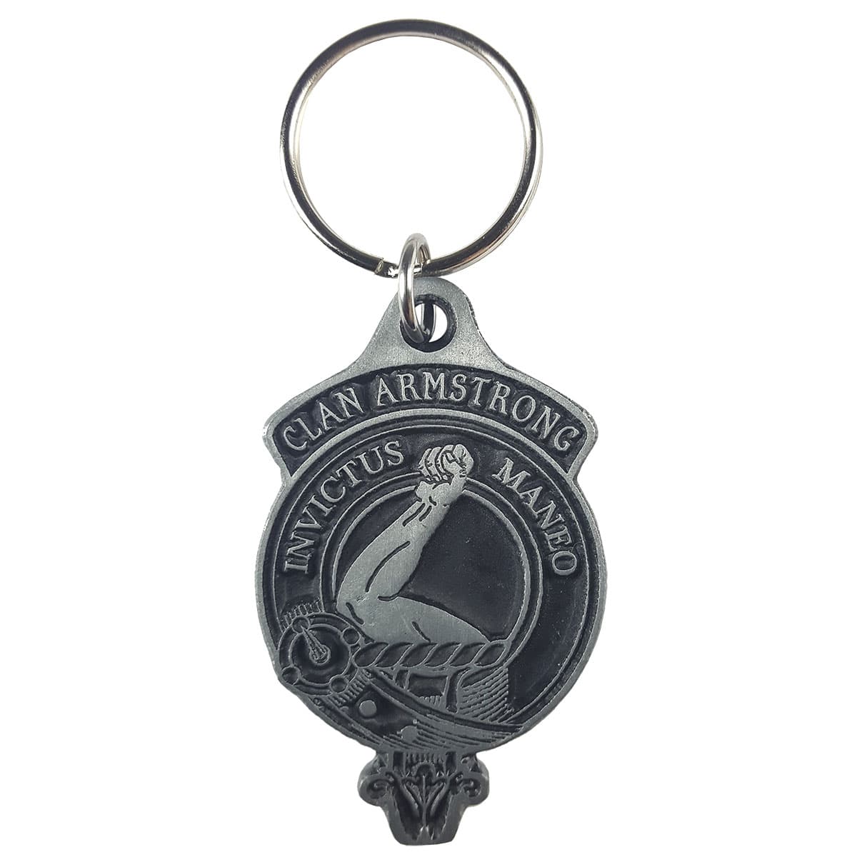 Yans Family Crest Surname Coat Of Arms Brown Leather Keyring Engraved 