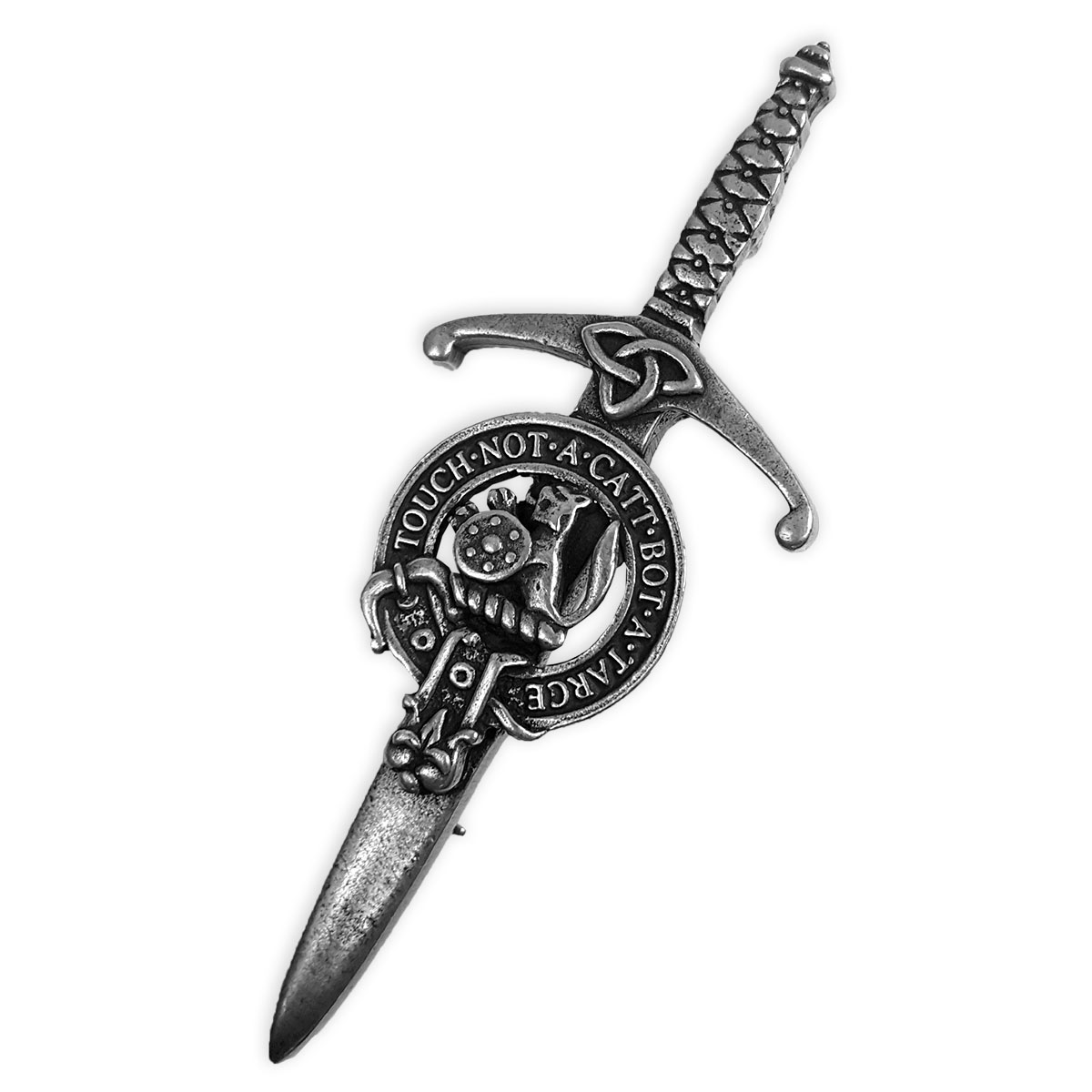 New Clan Crest Rhodium Finish Kilt Pin 148 Clans To Choose From 