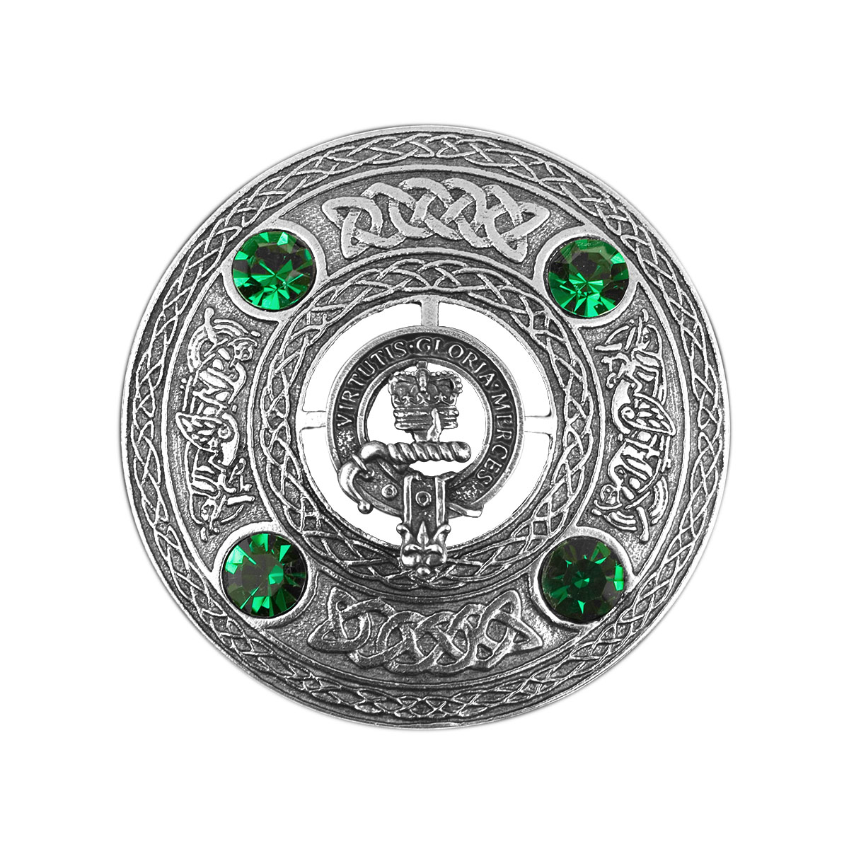 MacDougal  Scottish Clan Crest Badge Pin Brooch Style Pewter 