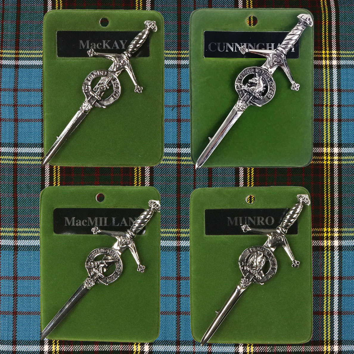 MacAulay Scottish Clan Crest Badge Brooch Pin Style Pewter 