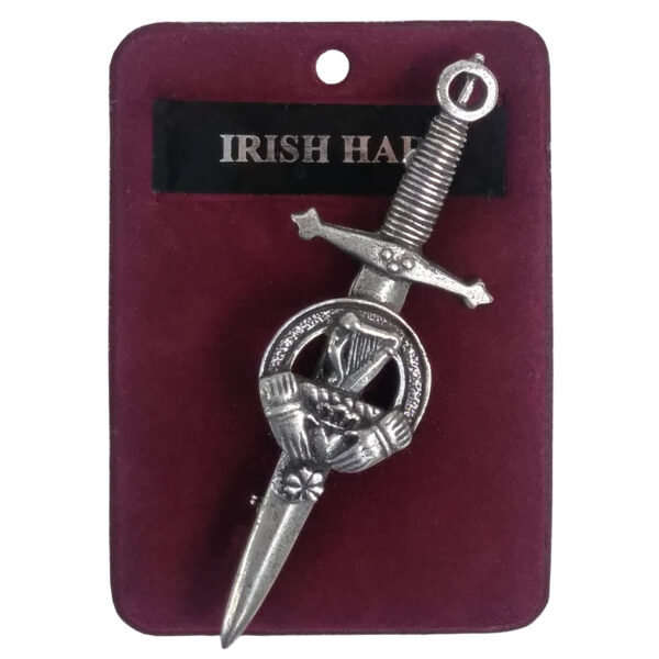 Premium IRISH Crest Kilt Pin 60 Irish Names to Order Robust & Quality made 