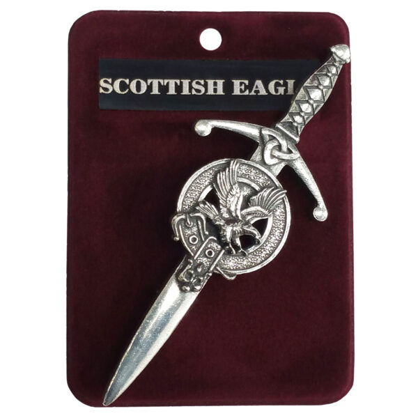 Scottish Celtic Stag Head Silver Chrome Finish Kilt Pin Made Of Brass Material 