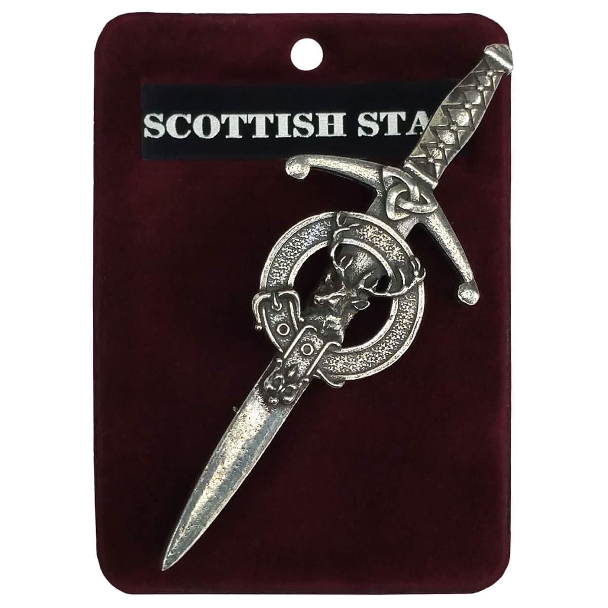Scottish Kilt Pin Highland Stag Head Kilt Pins Brass Antique Finish 4" New AAR 