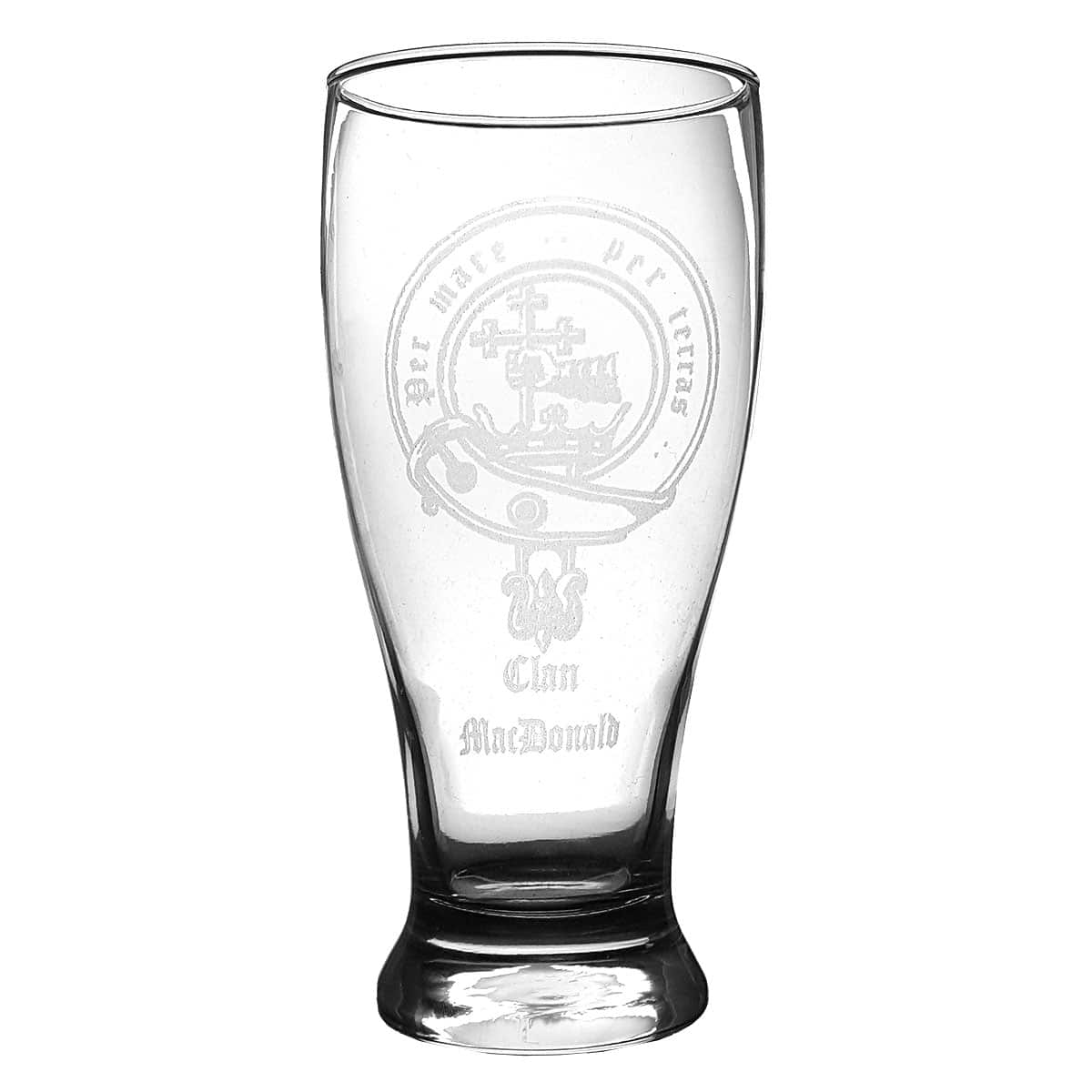 Watford F.C CREST Personalised Straight Sided Beer Glass 