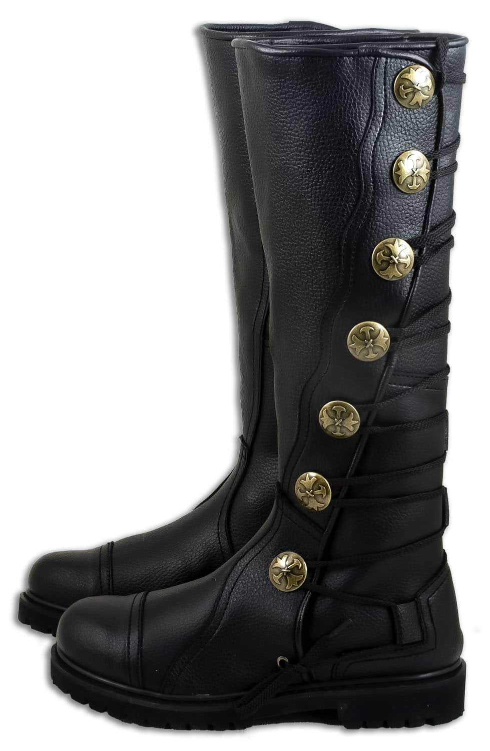 cheap knee high black boots