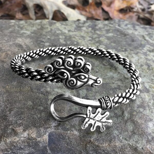 Stag Arm Ring Silver