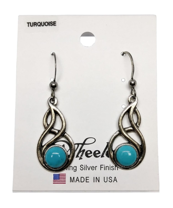 Celtic Knot Turqouise Earrings
