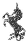 Silver Celtic Unicorn