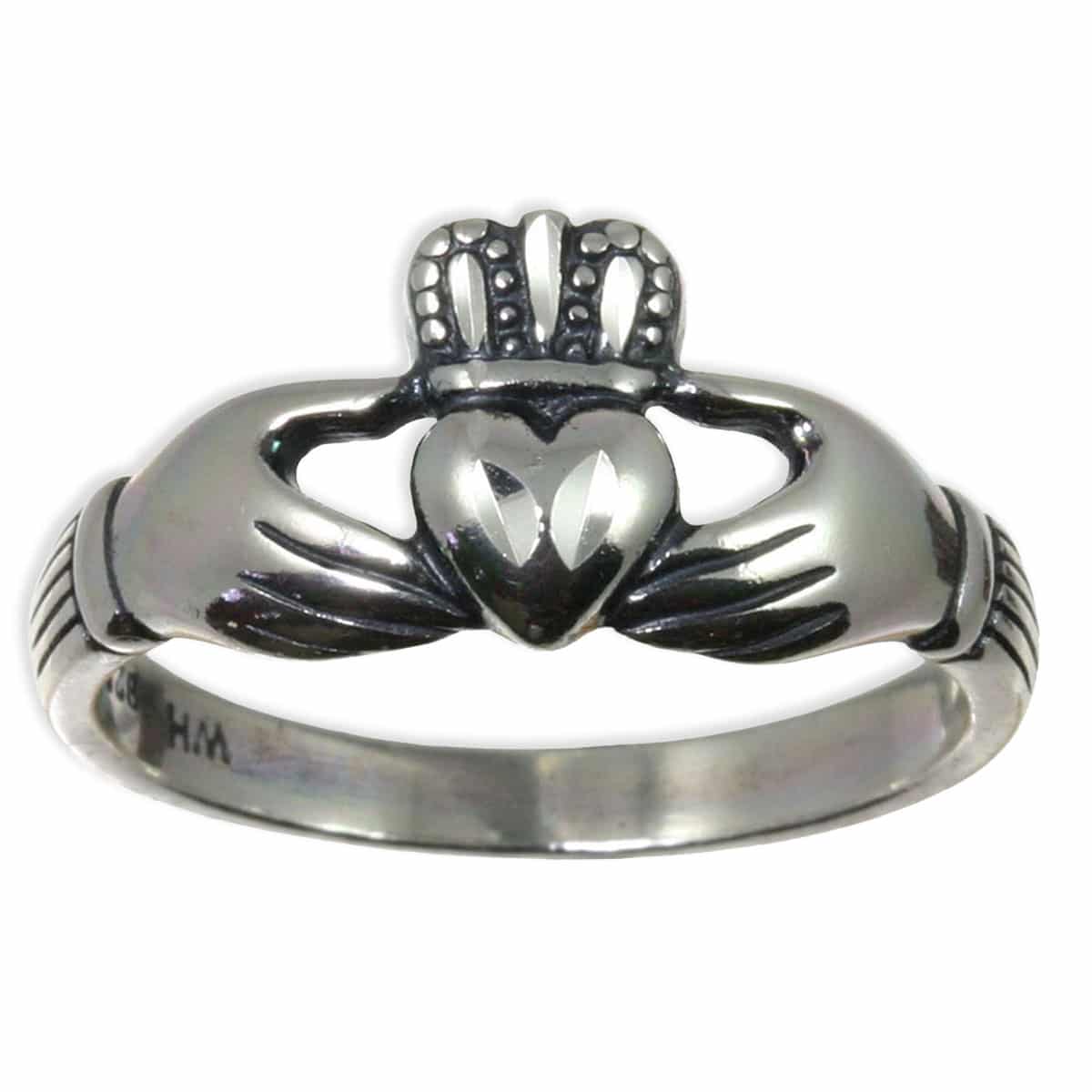 Traditional Sterling Silver Claddagh Ring eBay