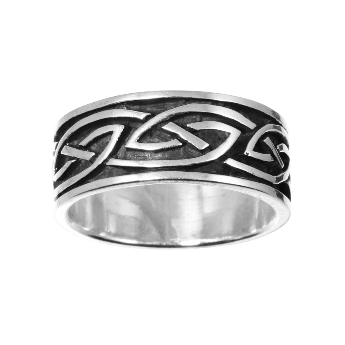 Sterling Silver Endless Knot Ring | Kilts-n-Stuff.com