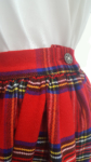 tewart Royal Homespun Gathered Skirt Button