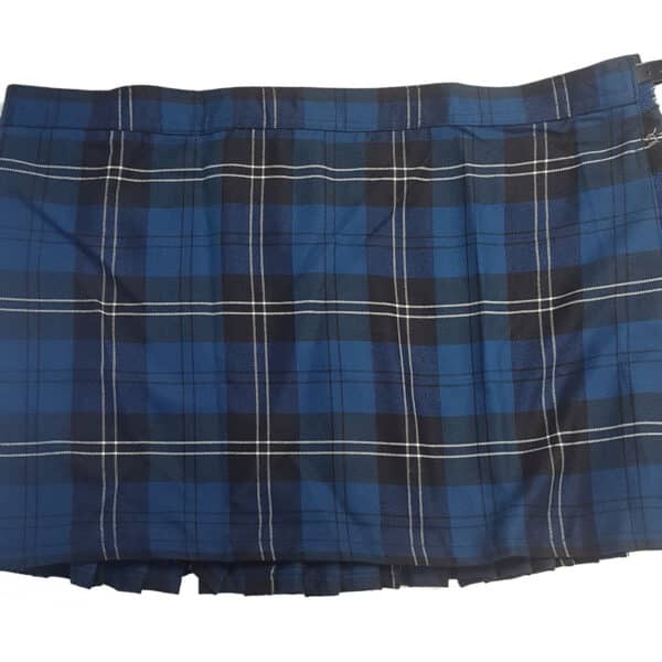 Ramsay Blue Modern Poly/Viscose Kilted Skirt - 52W 18L | Kilts-n-Stuff.com