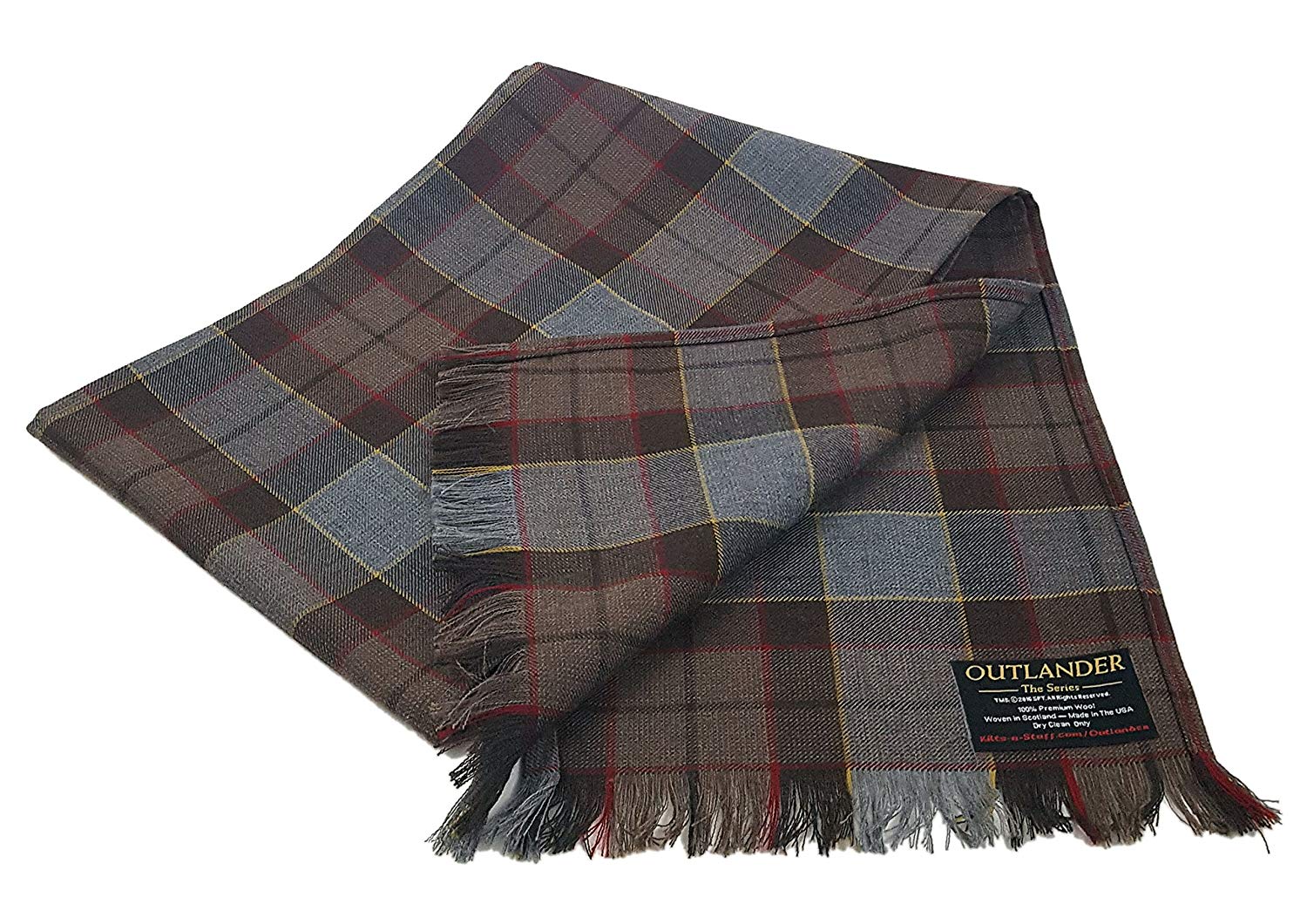 ABBYSHOT Outlander Clan Fraser Lambswool Scarf Prop Replica NEW 