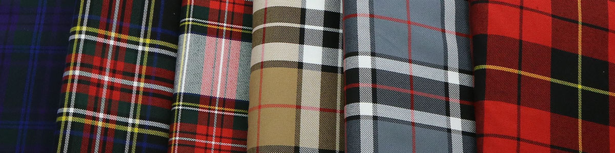 Premium Plaid Upholstery Fabrics